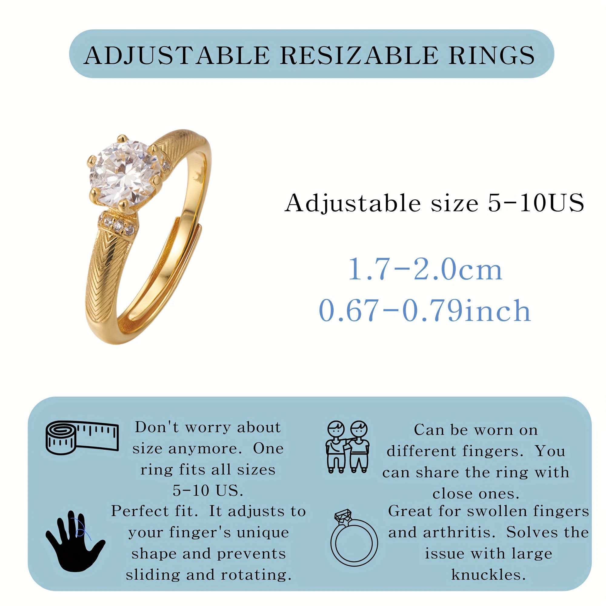 Vintage-Inspired 8ct Moissanite Ring in S925 Silvery